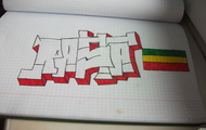 moje początkowe graffiti