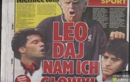 Leo niesie ścięte głowy