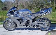 chromowany motocykl