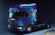 Scania niebieska