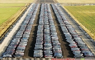 Zatłoczony parking