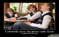 czlowiek uczy sie przez cale zycie
