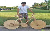 Rower z drewna