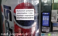Absurdalne ostrzeżenie przed automatem