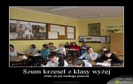 Szum krzeseł z klasy wyżej siuks24