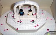 Tort ślubny od Lego. Smacznego