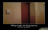 Włącznik na korytarzu siuks24