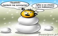 Zimowy bałwan