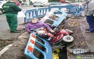 kobieta na wózku - wypadek
