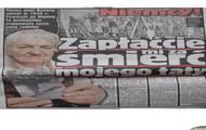 Chce zaplaty za smierc ojca