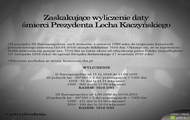 Zaskakujące wyliczenie daty śmierci Prezydenta Lecha Kaczyńskiego
