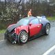 Zniszczone Bugatti Veyron
