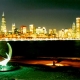 wybrzeze chicago nocą