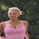 sexy busty jogging