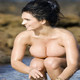 Denise Milani kuca na plazy