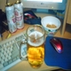 Kolacja piwo + orzeszki