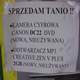 Ktoś sprzeda kamerę i odtwarzacz mp3. Tanio:)