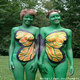 Body art - motylek
