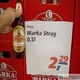 Piwo Warka Strong w Tesco