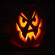 Halloween świeca z dyni .
