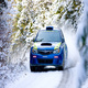 rajdowe Subaru zimą