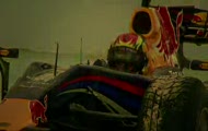 Bolidem F1 po plaży!
