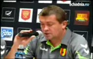 Konferencja Korony Kielce przed meczem z Polonią Bytom