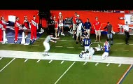 NFL: Powalił niepełnosprawnego kibica