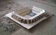 Stadion Legii Warszawa z zapałek