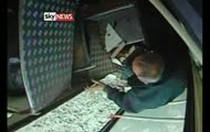 Wypadek autobusu od środka