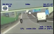 Rozpędził się do 235 km/h