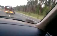 Nieudany drift przyczepą !