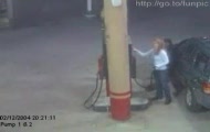 Kobieta nie powina tankowac paliwa;]