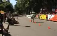 slalom skateboarding
