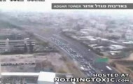 wypadek tira na autostradzie