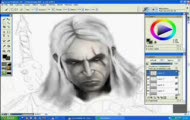 The Witcher - speed painting by Stychu