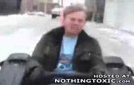 Gokart ścigany przez jeep-a!