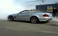 mercedes benz sl65 palenie gumy 2fast2real(ogon)