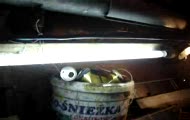 Lampa ze śmieci