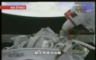Chiński astronauta na kosmicznym spacerze: " Pozdrawiam chiński naród"