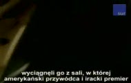 Zrzucił w Bush'a butem