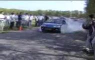 Honda CRX palenie gumy