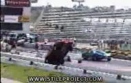 mustang wheelie muscle car