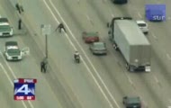 Brawurowy pościg autostradą