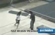 woman kick