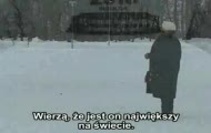 Rekordowo wielki bałwan