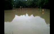 Powódź Rzeszów 2010 - woda opada - porównanie z dni 18-20 maj