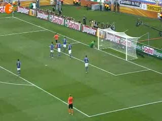 MŚ 2010: Brazylia - Holandia 1:2