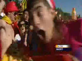 Reporter Faktów kontra hiszpańscy kibice