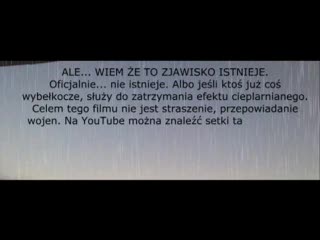Chemtrails w polsce